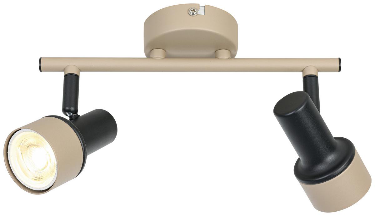 Reflektor Simba - črna/peščene barve, Romantika, kovina/umetna masa (27/8/12cm) - Mömax