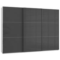 Ormar S Kliznim Vratima Level 36c - bijela/siva, Moderno, drvni materijal (300/216/65cm) - Modern Living