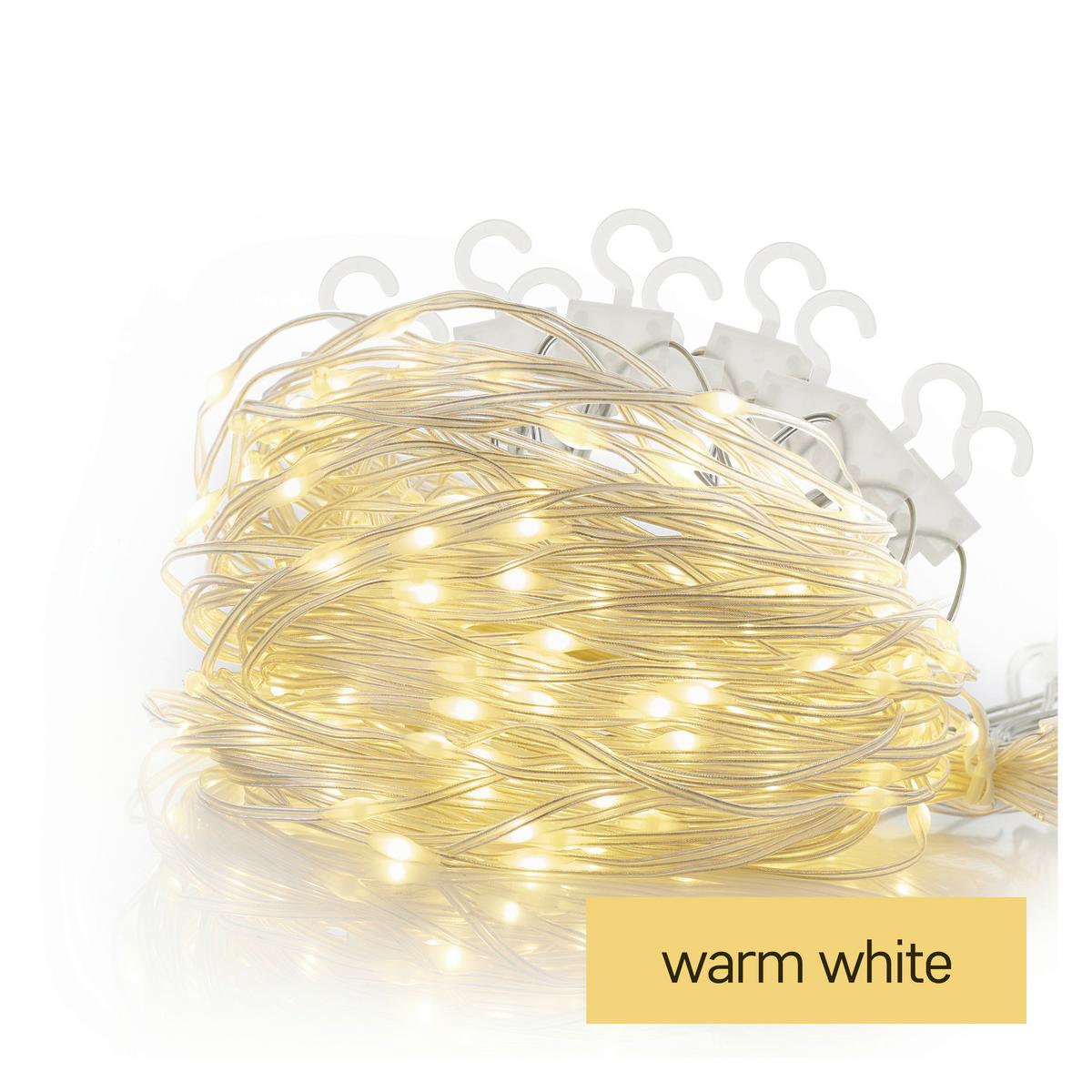 Led Fényfüggöny 400db Led - áttetsző, Basics, műanyag (2,9/2cm)
