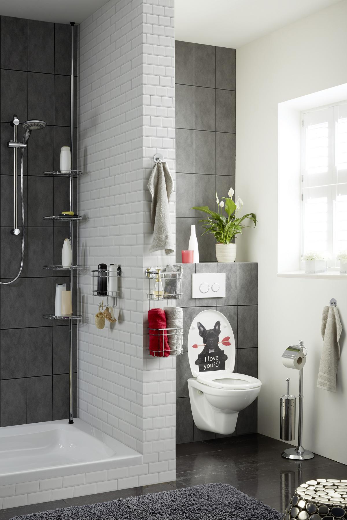 Duschregal Edelstahl, 4 Ablagen - MODERN, Metall (28/65-275/20cm) - Mömax