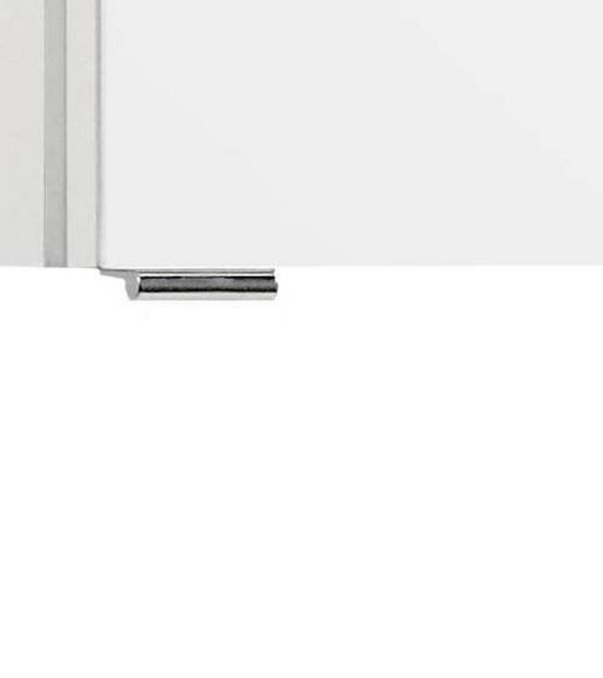 Spiegelschrank Lucca mit LED Eiche B: ca. 60 cm - Chromfarben, Design, Glas/Holzwerkstoff (60/66/20cm) - Held