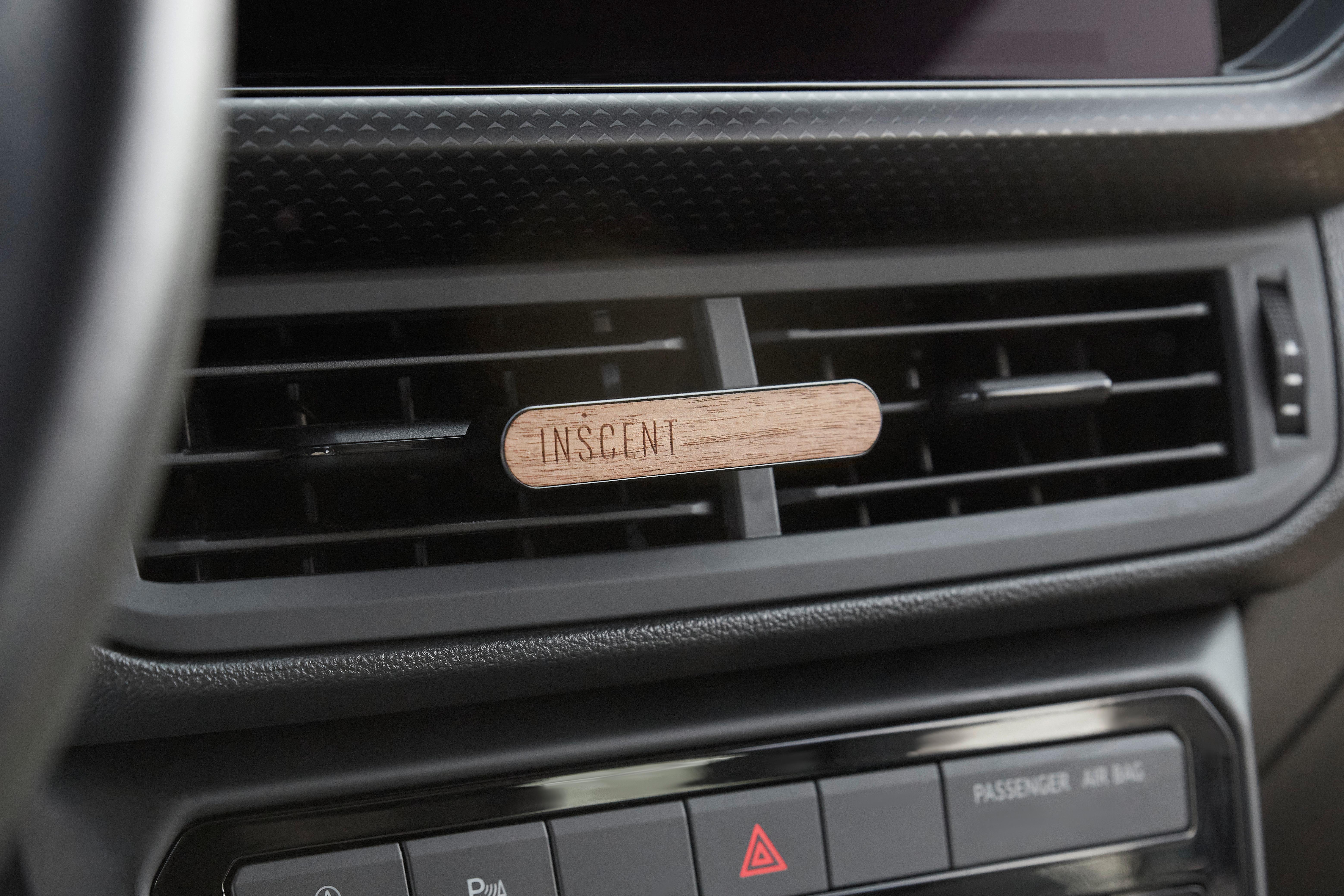 Autoduftstecker Aquatic Freshness Anthrazit/Natur - Anthrazit/Naturfarben, MODERN, Holz/Kunststoff (8/2/3cm) - Inscent