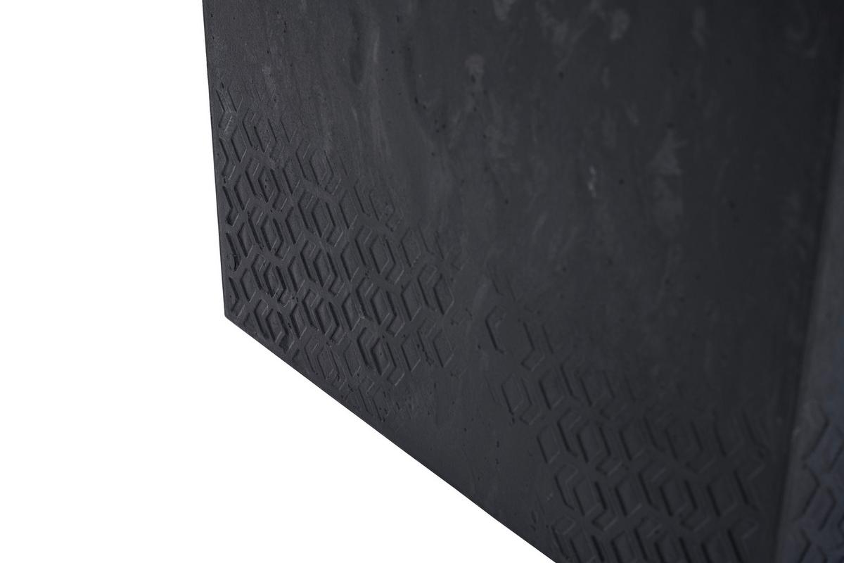 Blumenkasten Schwarz - Schwarz, Basics, Kunststoff (80/40/40cm) - Siena Garden