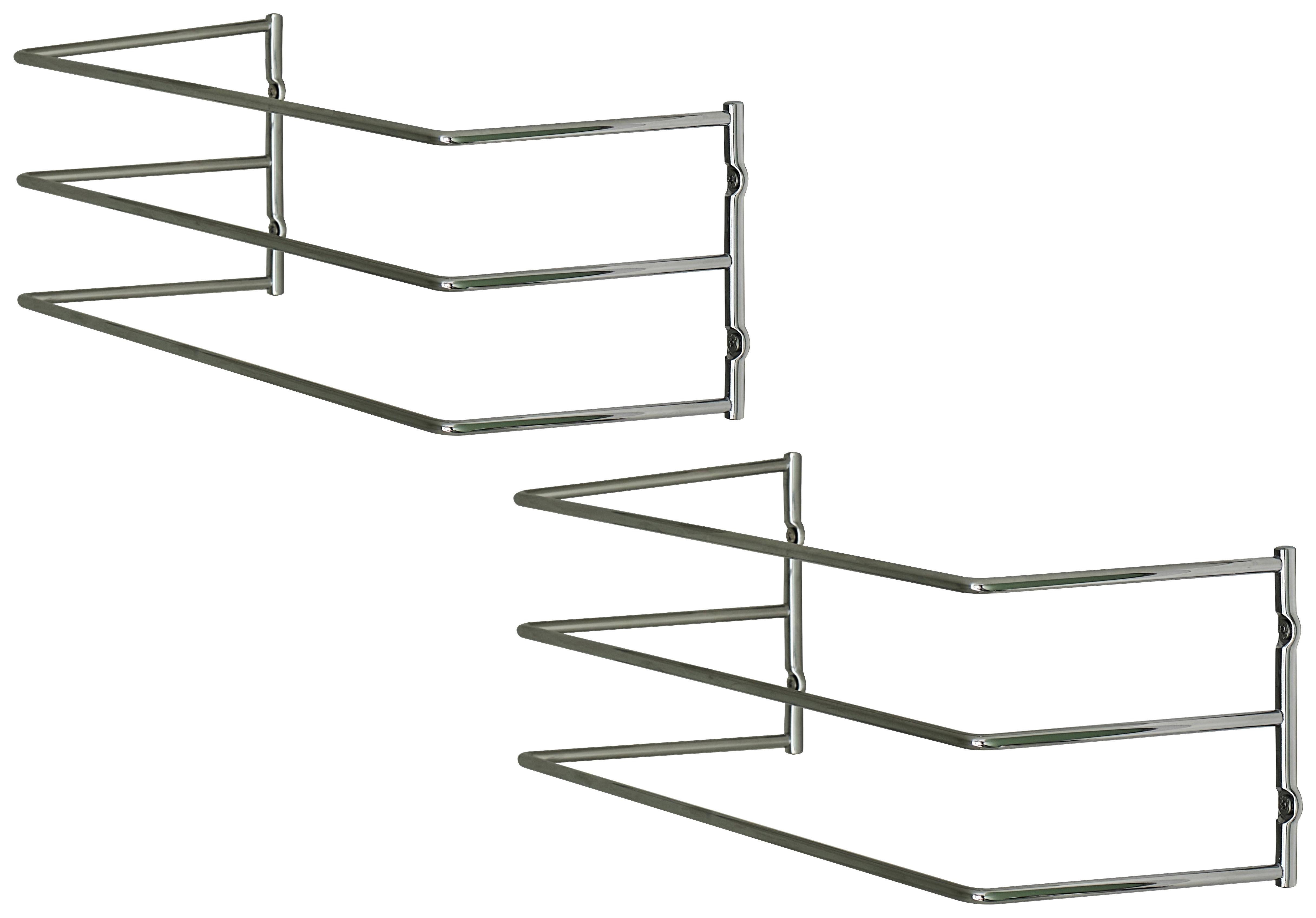 Küchenutensilienhalter 618945 Backblechhalter-Set - Chromfarben, MODERN, Metall (36/14/12,5cm) - Vogt