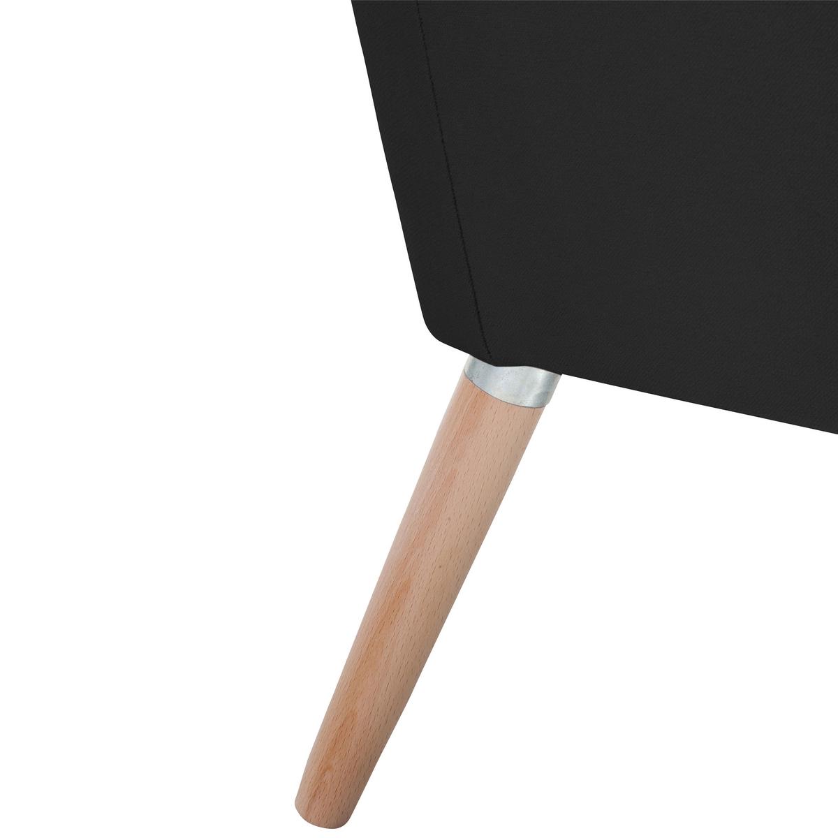 SESSEL ALEGRO - Buchefarben/Schwarz, Design, Holz/Textil (67/81/71cm) - Max Winzer