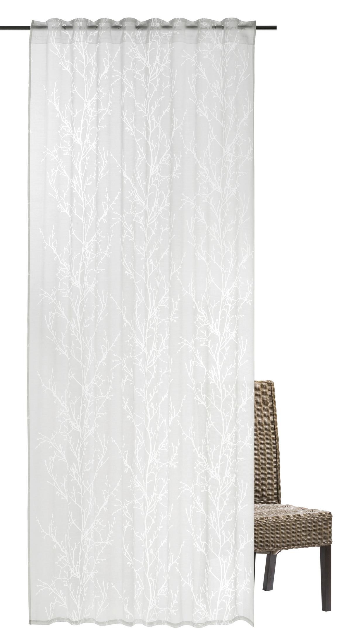 ZASŁONA GOTOWA FD INVERNO 001 2 SZTUKI - biały, Basics, tkanina (140/255cm)