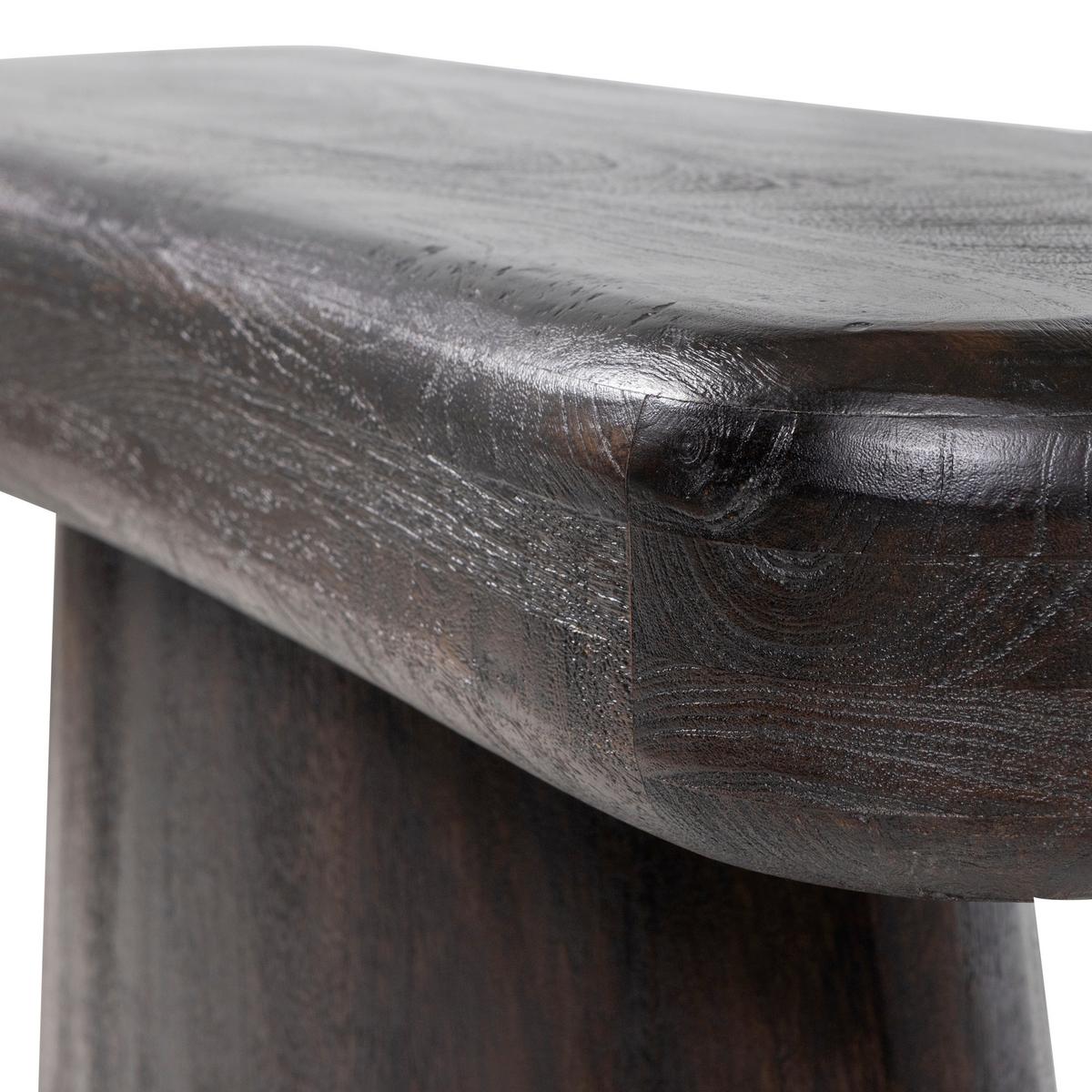 Beistelltisch Amco Schwarz - Schwarz, Design, Holz (120/40/76cm) - Livetastic
