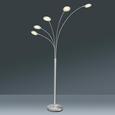 Stehleuchte Boris, max. 5x5,6 Watt - Silberfarben/Weiß, KONVENTIONELL, Glas/Kunststoff (28/179cm) - Mömax modern living Stehleuchte Boris, max. 5x5,6 Watt - Silberfarben/Weiß, KONVENTIONELL, Glas/Kunststoff (28/179cm) - Mömax modern living