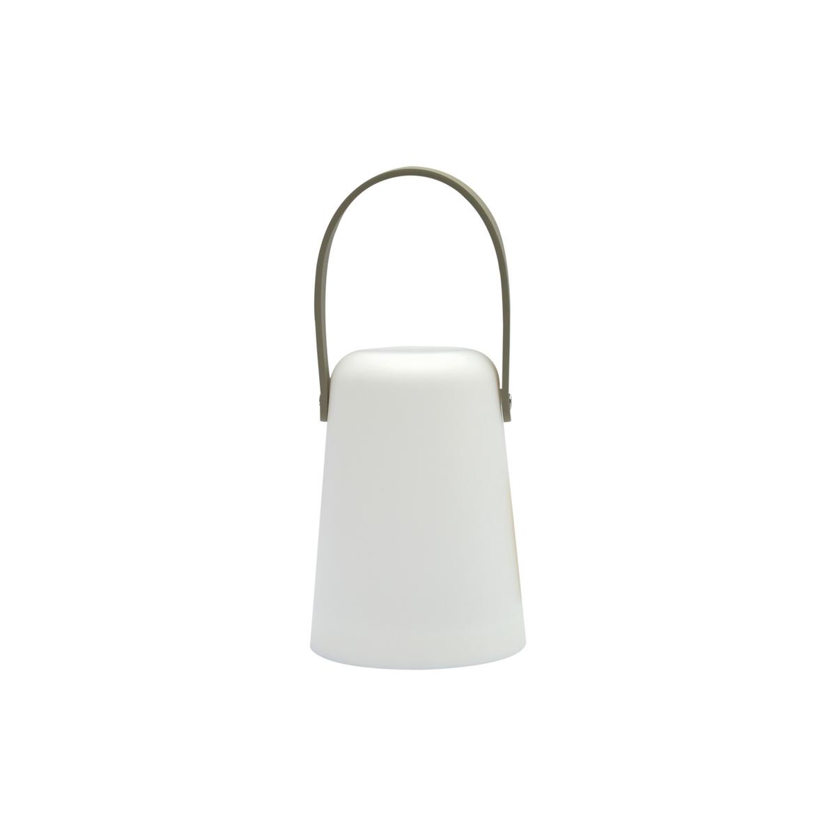 LED-Laterne Lydia Weiß max. 0,06 Watt - Weiß, Kunststoff (10,5/14cm) - Based