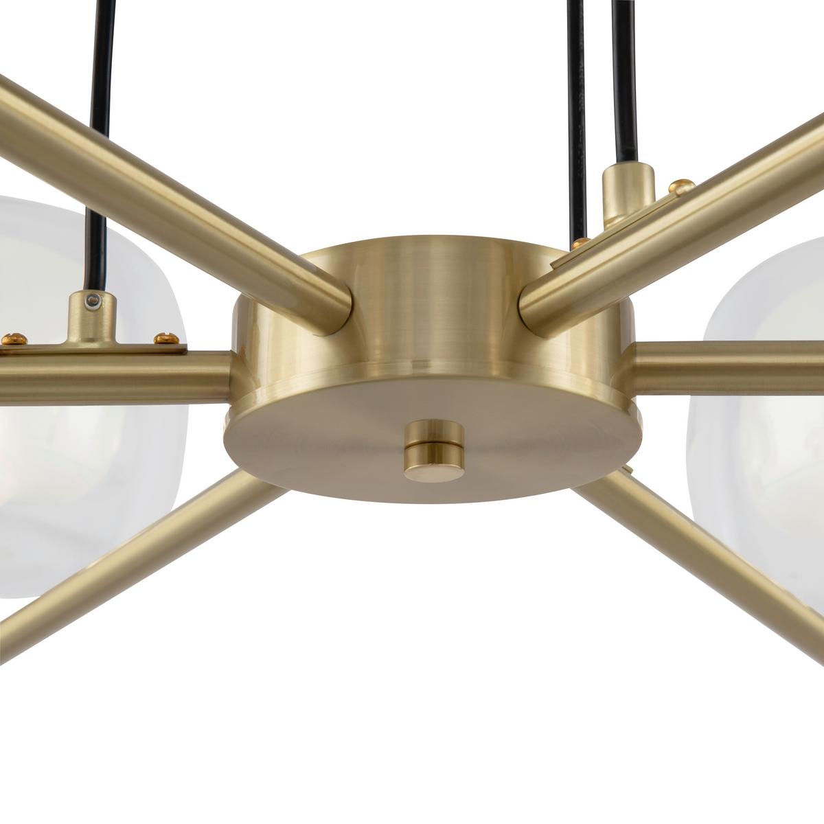 Kronleuchter Vision Goldfarben max. 60 Watt - Goldfarben, Basics, Glas/Metall (96/21/96cm) - MAYTONI