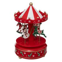 Božićna Figura Music - crvena, Basics, plastika (11/18cm)