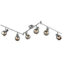 Deckenleuchte Rolli max. 40 Watt - Grau, Lifestyle, Glas/Metall (150cm) - Premium Living