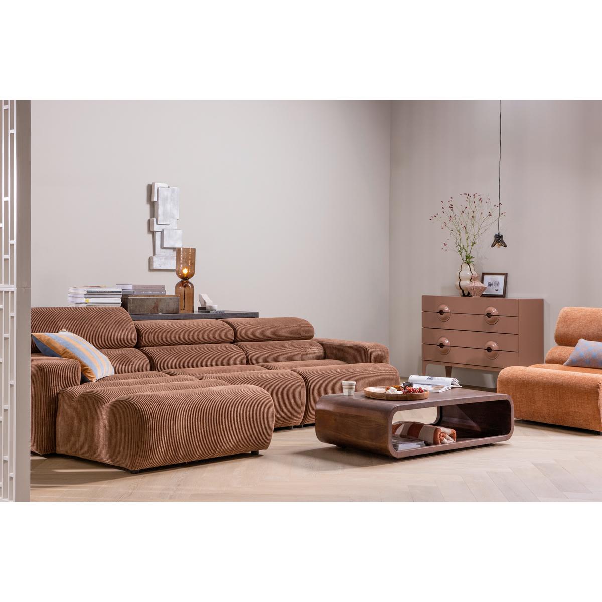 Kommode Merge Altrosa B: 110 cm - Altrosa, Design, Holz/Metall (110/89/44cm) - Livetastic