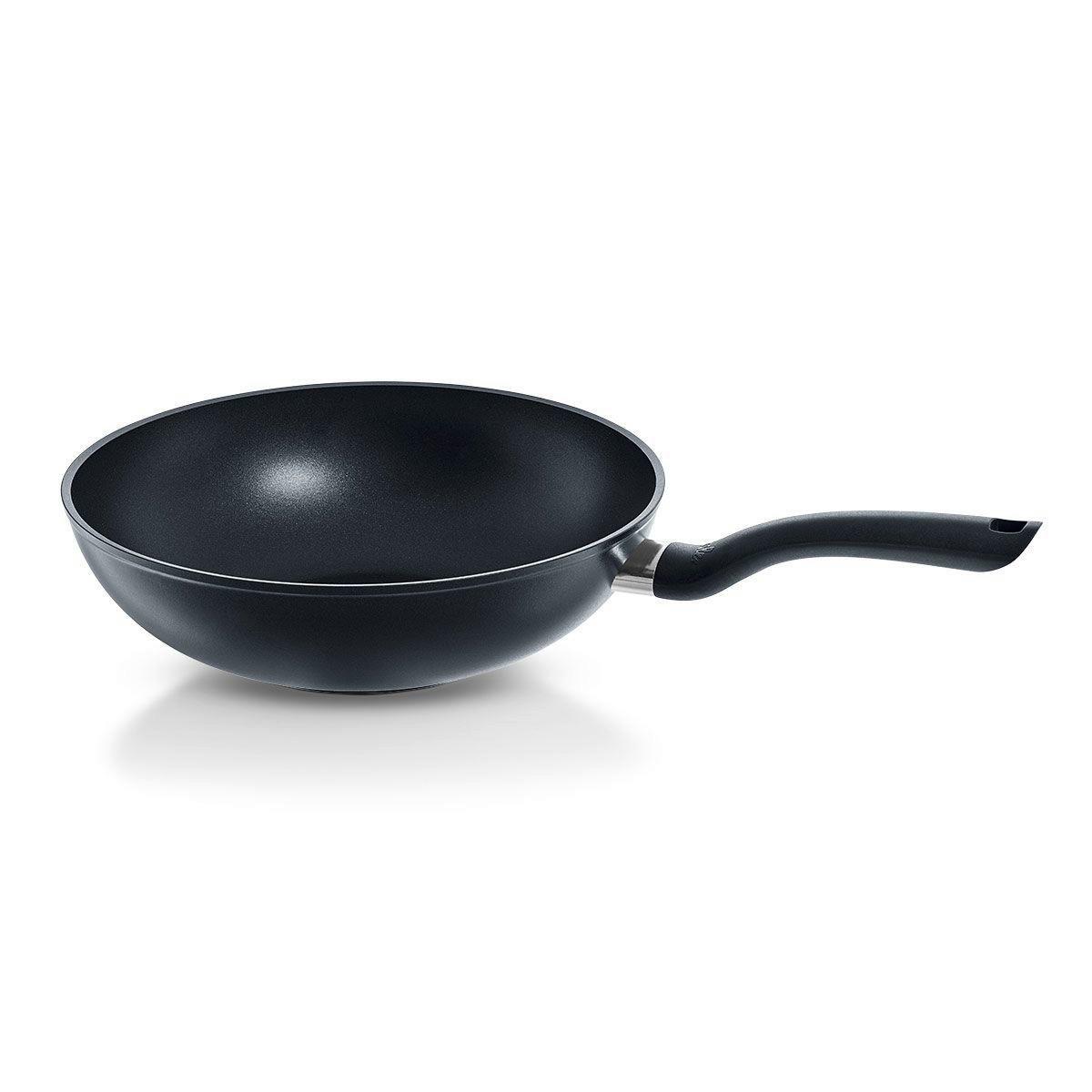PATELNIA WOK 045-801-28-100/0 FISSLER - czarny, Design, metal (28cm) - Fissler