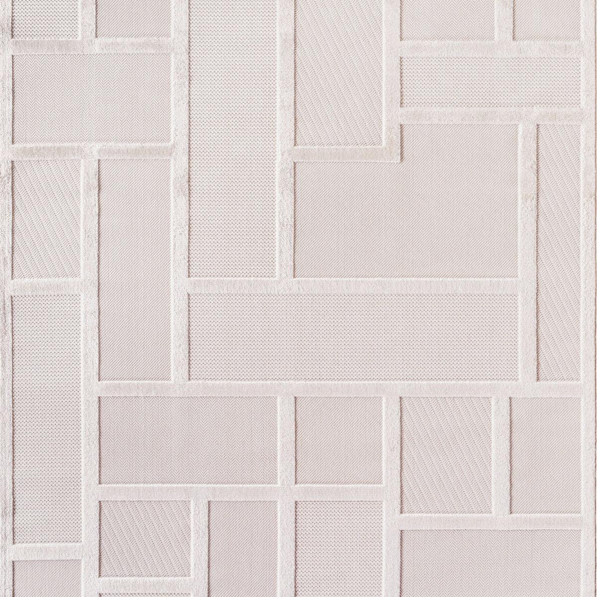 Flachwebeteppich Doha Creme ca. 80x150cm - Creme, Design, Textil (80/150cm)