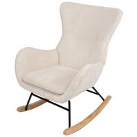 Gugalni Fotelj Granny, Krem Barva - krem barve/naravne barve, Moderno, kovina/tekstil (67/92/85cm)