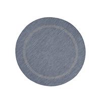 Ravno Tkana Preproga Relax, Modra, 120cm - modra, Basics, tekstil (120/120cm) - Novel