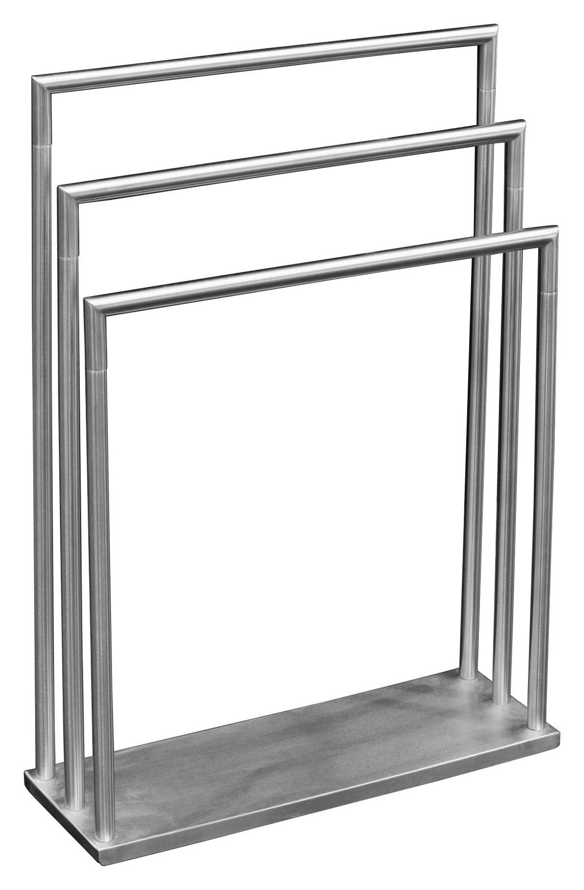 WIESZAK STOJĄCY NA RĘCZNIKI WALDI - kolor stalowy, Basics, metal (58/83/20cm)