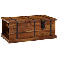 Klubska Miza Wohnling, Pravi Les - barve indijskega rožnega lesa, Design, les (100/60/40cm) - MID.YOU