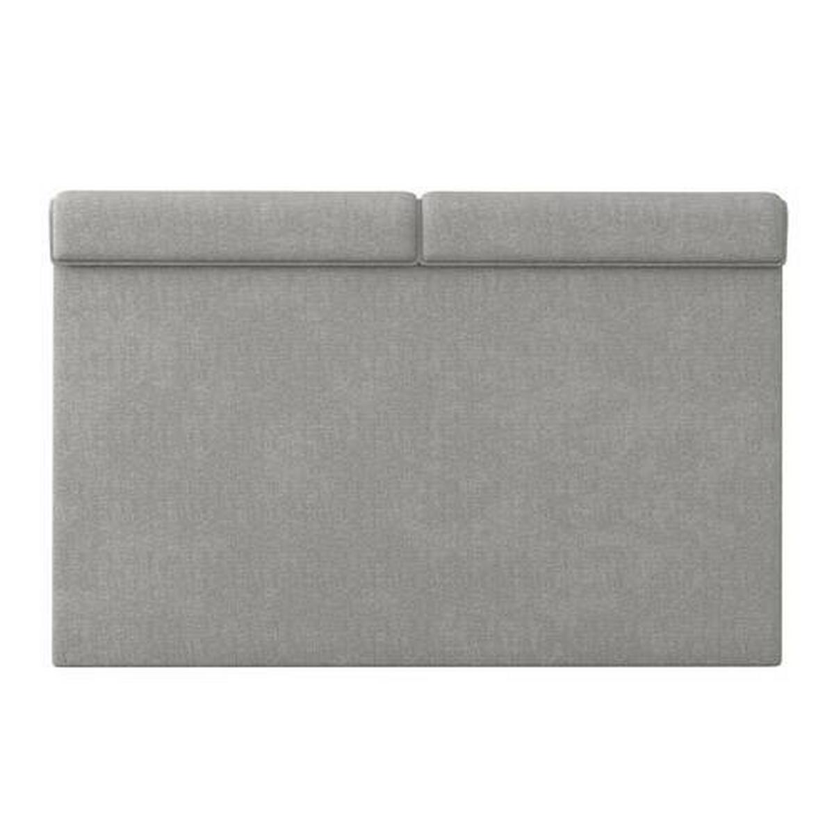 Postelja Boxspring Mosamo, 180x200, Svetlo Siva - črna/svetlo siva, Moderno, umetna masa/tekstil (180/200cm) - Bessagi Home