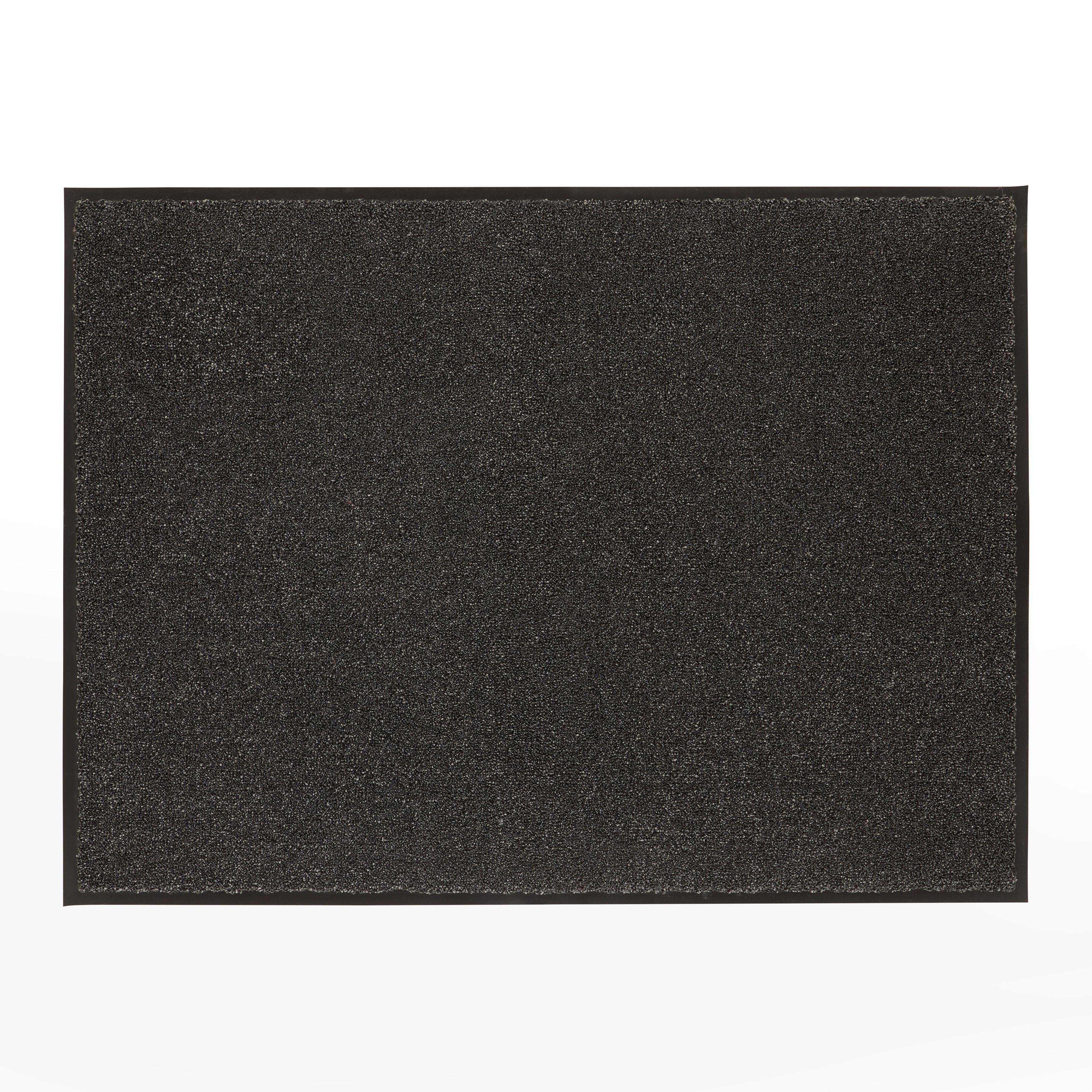 Fußmatte Eden in Anthrazit ca. 60x80cm - Anthrazit, MODERN, Kunststoff (60/80cm) - Modern Living