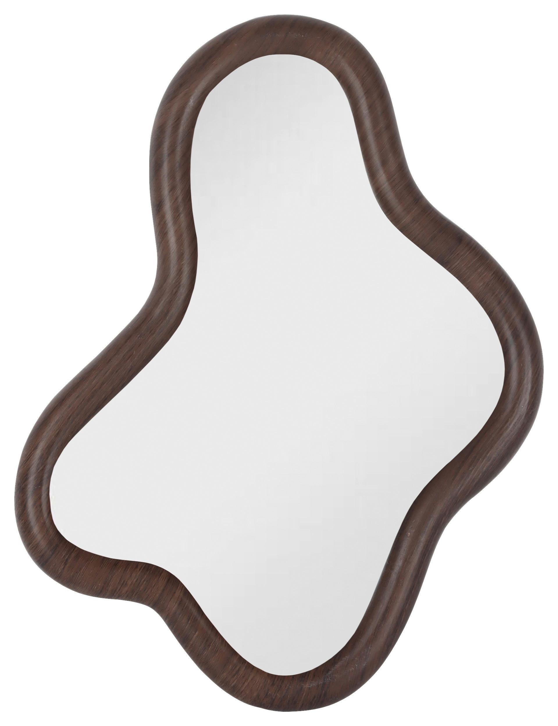 Wanddeko Nino Braun - Braun, Glas/Holzwerkstoff (29/37,8/2cm) - Mömax