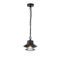 Kültéri Függőlámpa Copenhagen8-Bk - fekete, Konventionell, üveg/fém (22/25.1cm) - Elstead Lighting