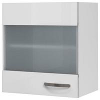 Corp suspendat de bucătărie ALBA - alb/alb lucios intens, Modern, material pe bază de lemn (50/54,8/32cm)