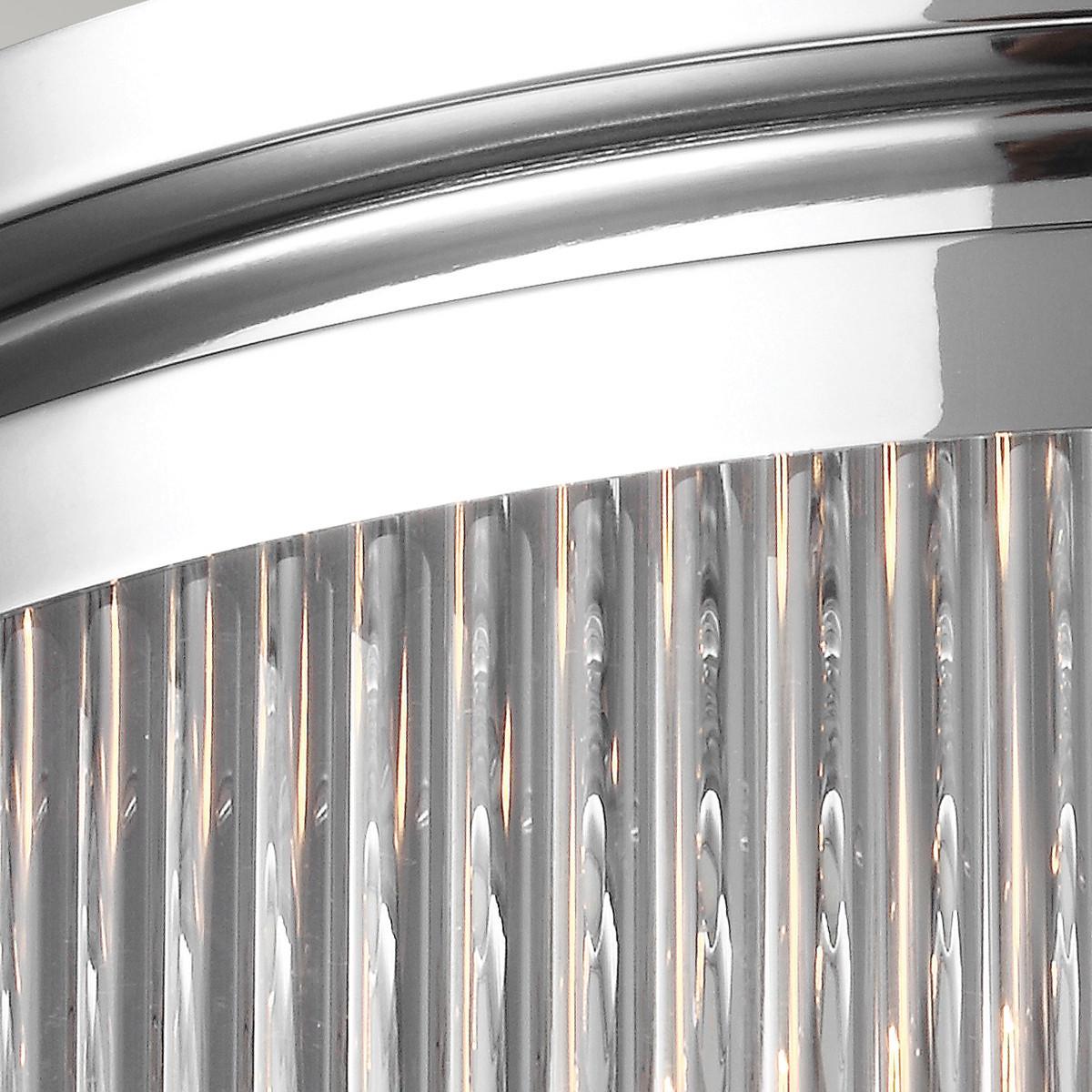 Stropna Kupaonska Svjetiljka Paulson - boje kroma, Konvencionalno, staklo/metal (38.1/15.9 cm) - Elstead Lighting