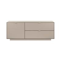 KOMODA NISKA SIVAS 57A LOWBOARD - kolor piaskowy, Design, materiał drewnopochodny/tworzywo sztuczne (160/62/37,5cm) - MID.YOU