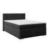 PAT BOXSPRING MIRA 1 - negru, Basics, textil (120/200cm)