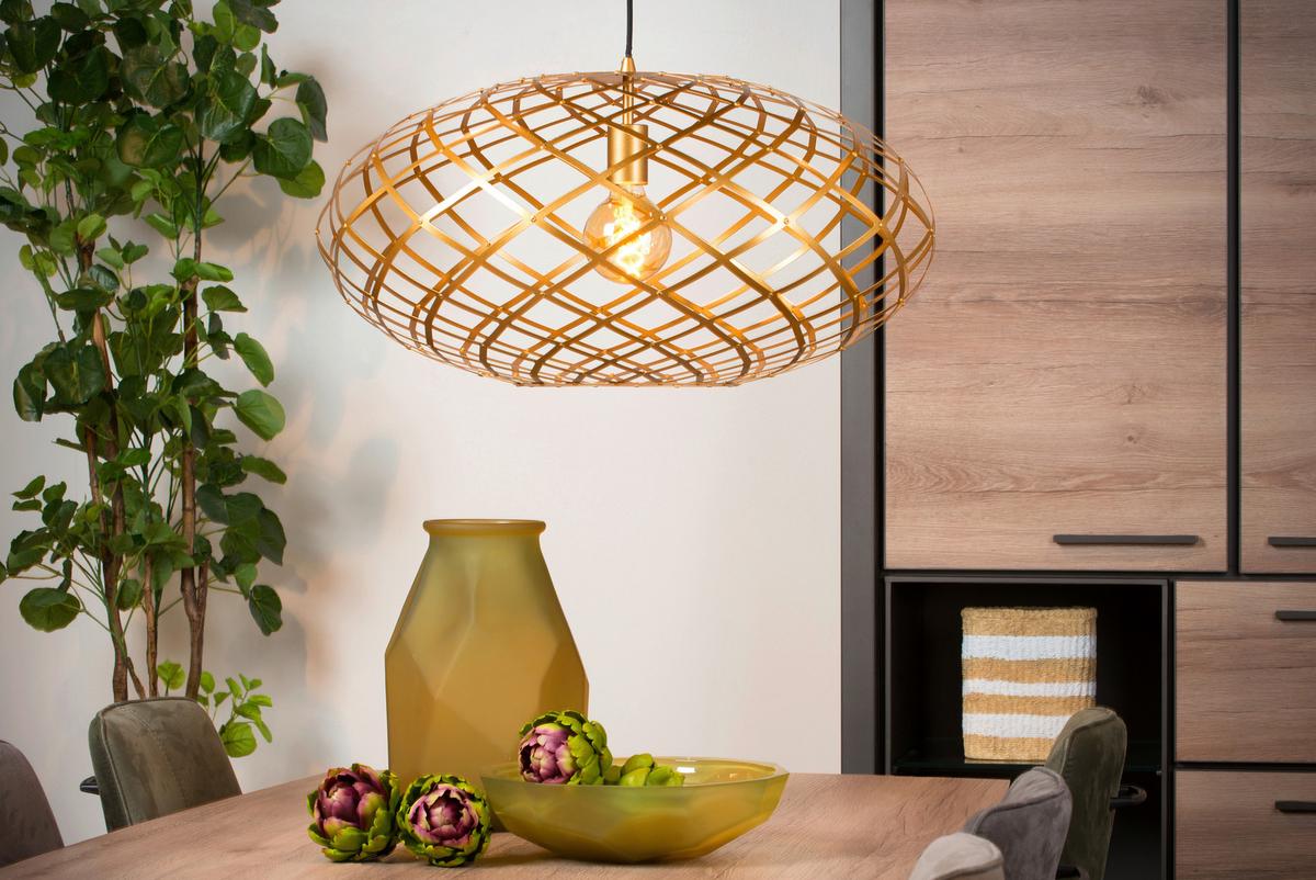 LAMPA WISZĄCA 21417/65/02 WOLFRAM - kolor mosiężny, Konventionell, metal (65/162cm) - Lucide