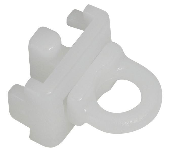 Vorhangschienenzubehör Tom in Weiss 4er Pack - Weiss, Kunststoff (1,5/1,4/1,4cm) - Modern Living