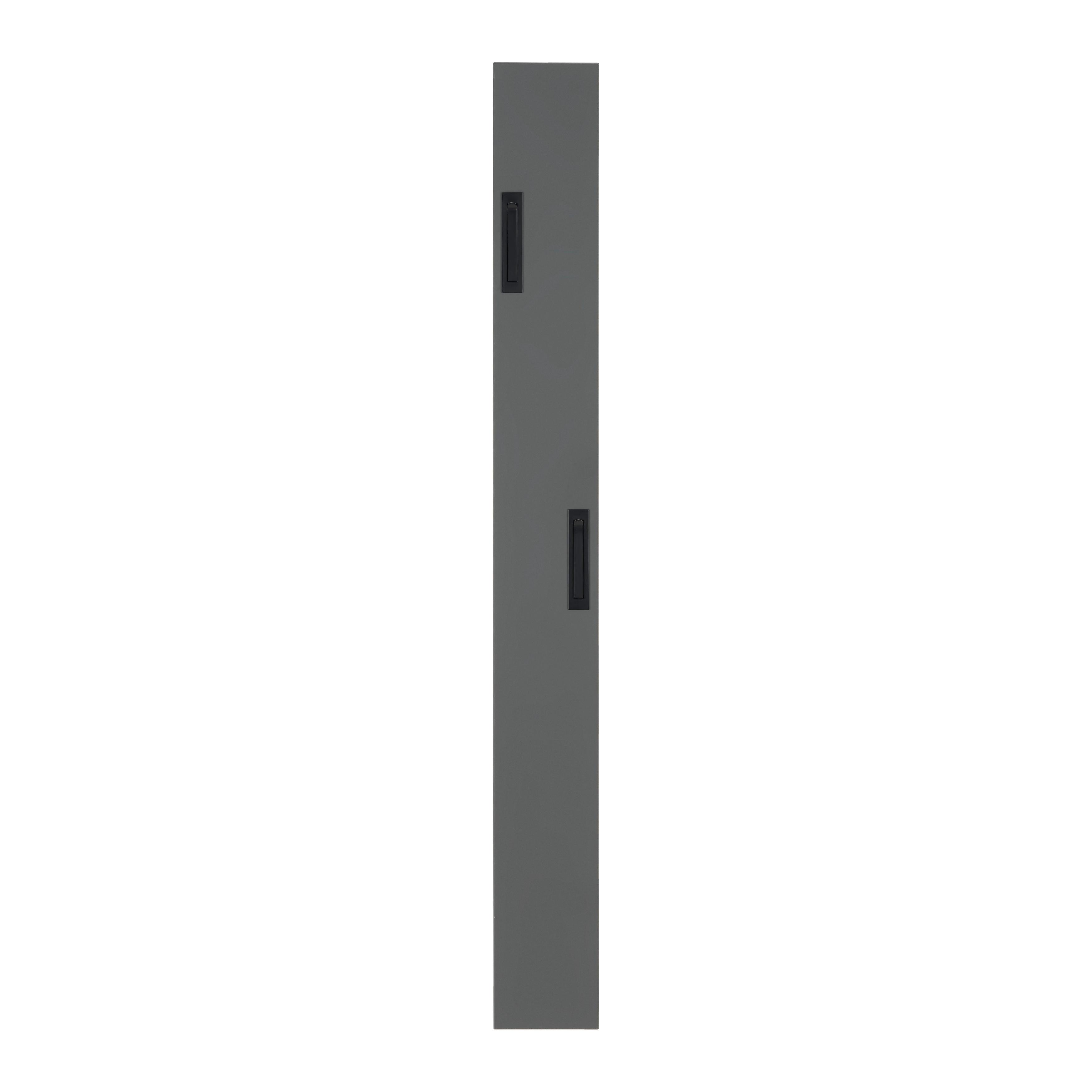 HALLPANEL LEONY -TOP- -BASED- - antracit, Klassisk, trämaterial (12/110/1,8cm) - Based