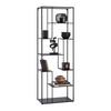 ÉTAGÈRE MATEA II -EXKLUSIV- - noir, MODERN, matériau en bois/métal (60/170/33cm) - Mömax