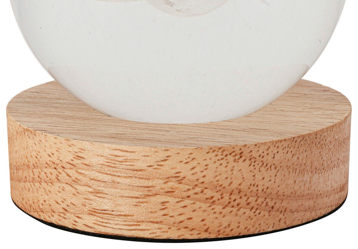 Led Díszlámpa Moni - natúr színű/áttetsző, Romantik / Landhaus, műanyag/faalapú anyag (8/9,5cm) - Mömax