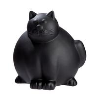 Dekokatze Molli Schwarz - Schwarz, Basics, Keramik (27/30/26cm)