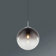 Hängeleuchte Lus max. 40 Watt - Chromfarben/Schwarz, LIFESTYLE, Glas/Kunststoff (30/120cm) - Modern Living Hängeleuchte Lus max. 40 Watt - Chromfarben/Schwarz, LIFESTYLE, Glas/Kunststoff (30/120cm) - Modern Living