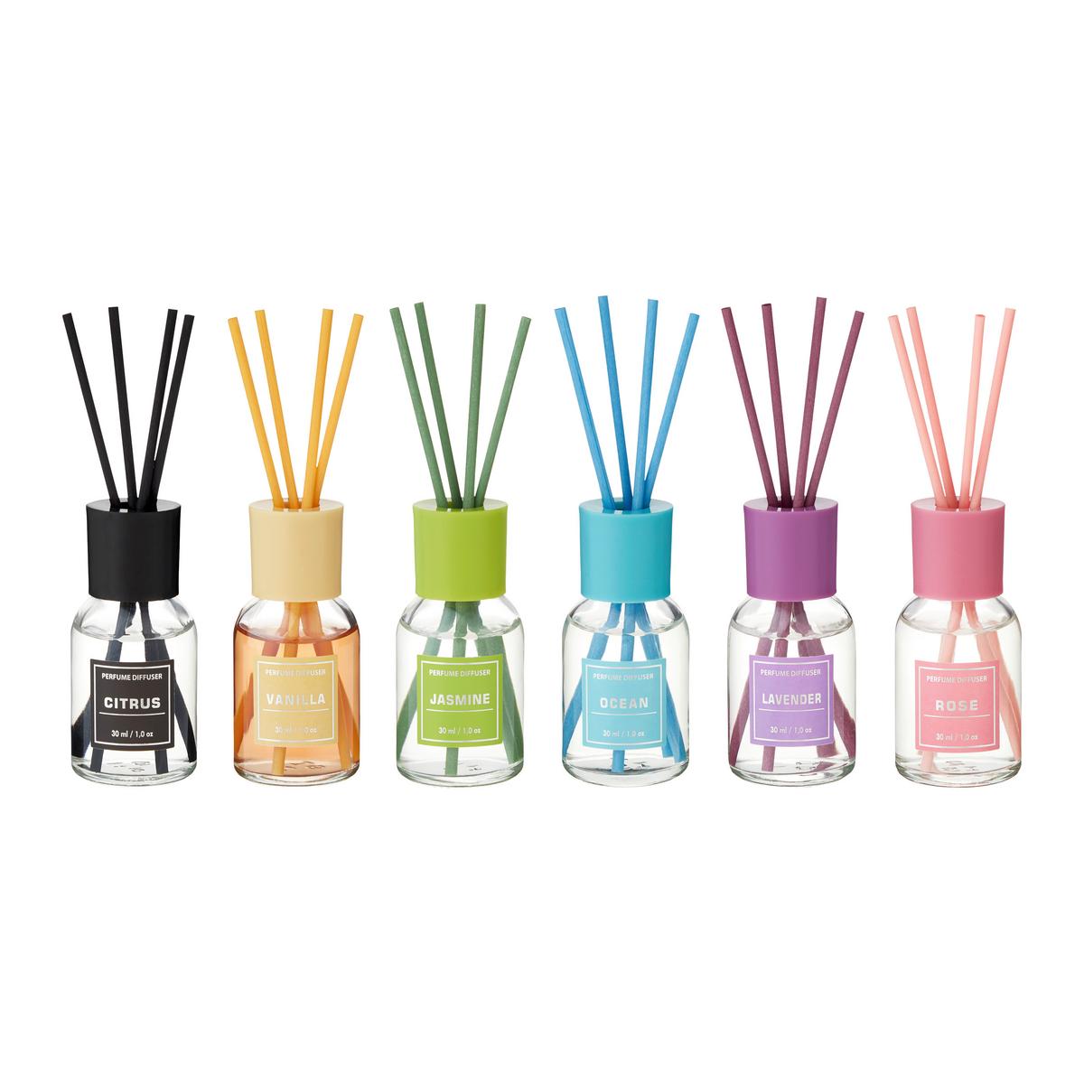 Diffuser Aria 6 verschiedene Düfte - Basics, Glas (30ml) - Based