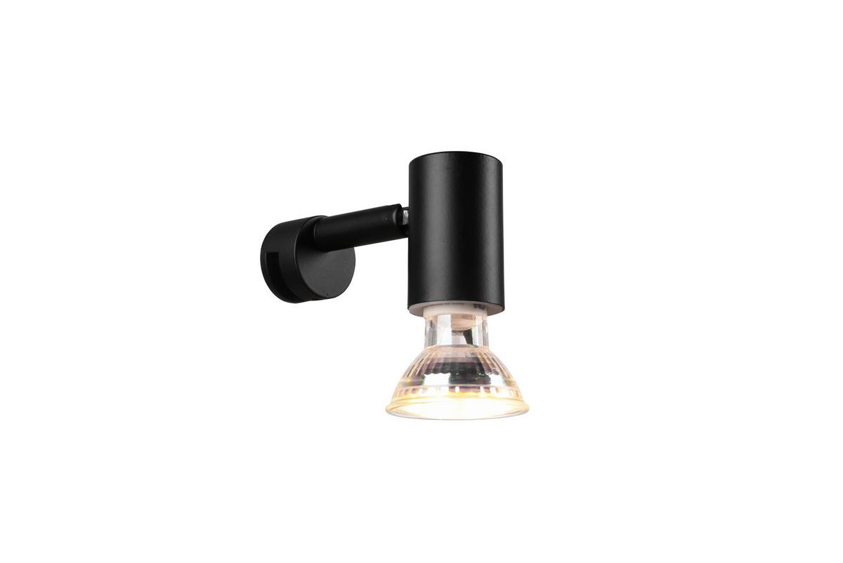 Wandstrahler Lorenzo in Schwarz max. 5 Watt - Schwarz, Basics, Metall (3/5/10cm) - Trio Leuchten