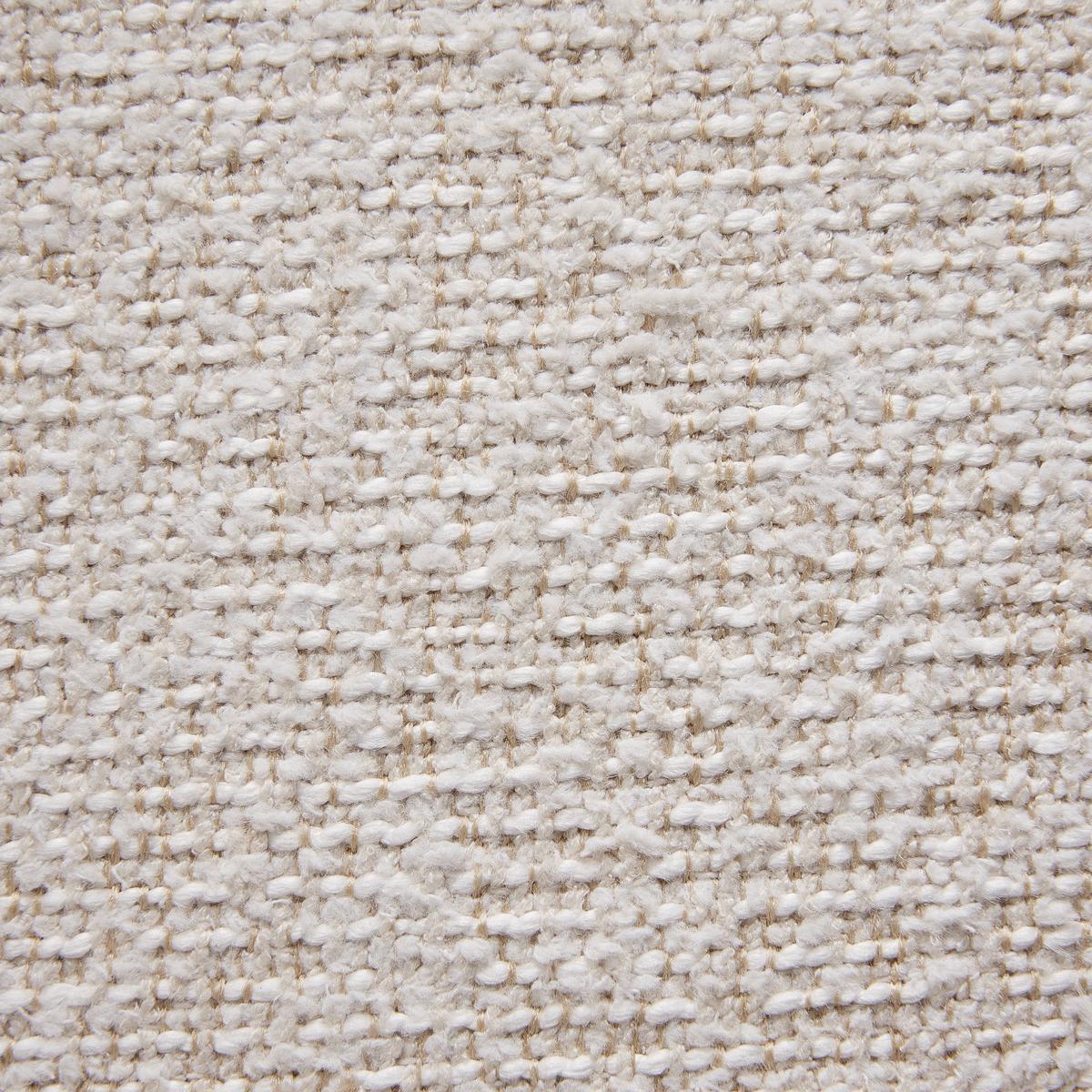 Designsessel Lugo drehbar Weiß/Beige - Beige/Schwarz, MODERN, Textil/Metall (93/72/79cm) - Premium Living
