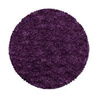 Preproga Fluffy, Ø 200cm, Lila - lila, Basics, tekstil (200cm)