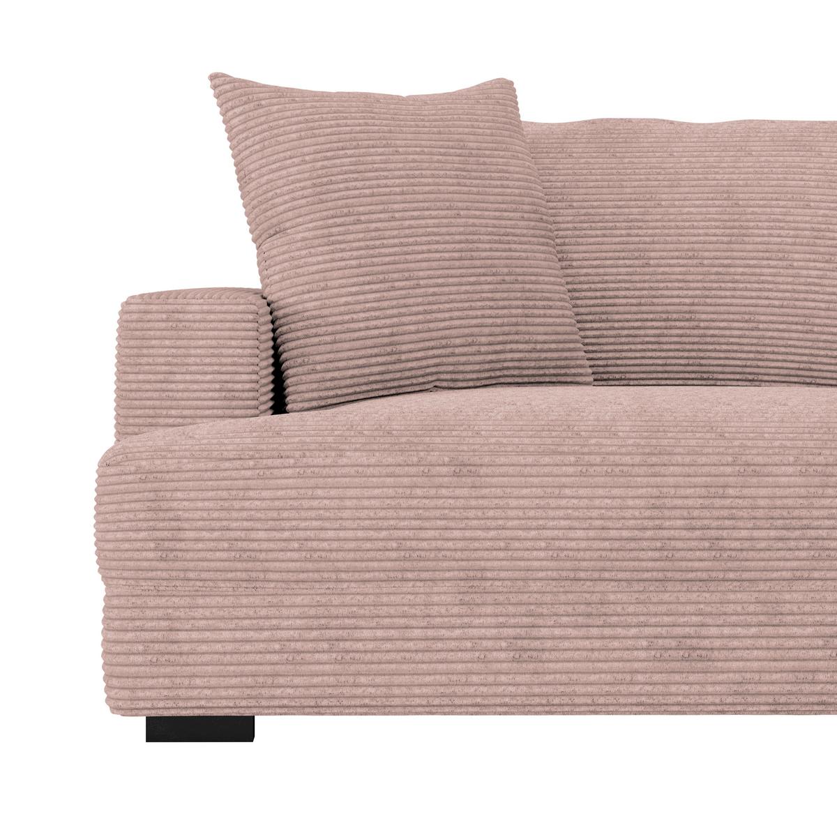Coltar PELLE - roz, Modern, textil (265/180cm)