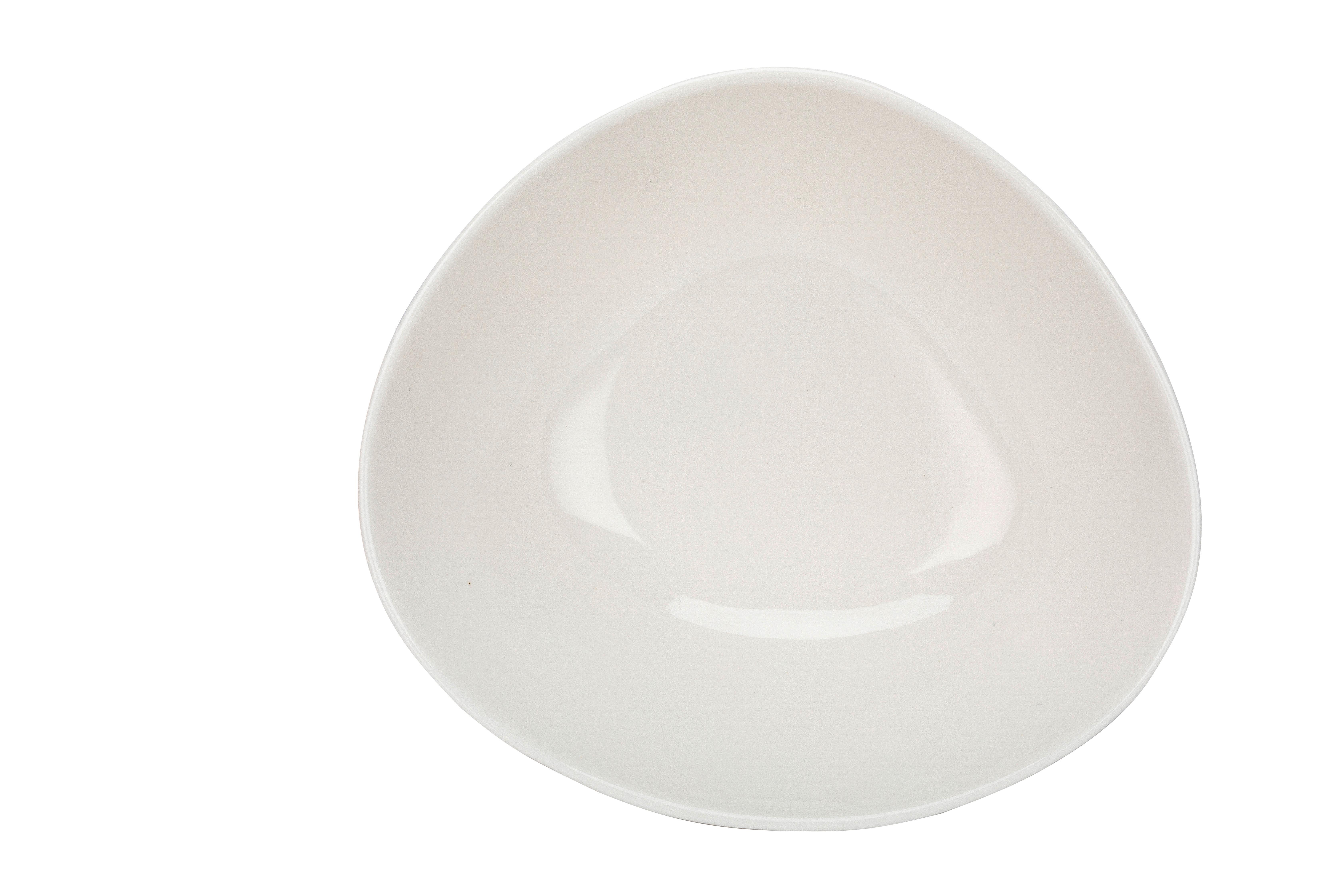 Müslischale Haruki in Weiss - Weiss, Modern, Keramik (19/17,1/6,8cm) - Mömax