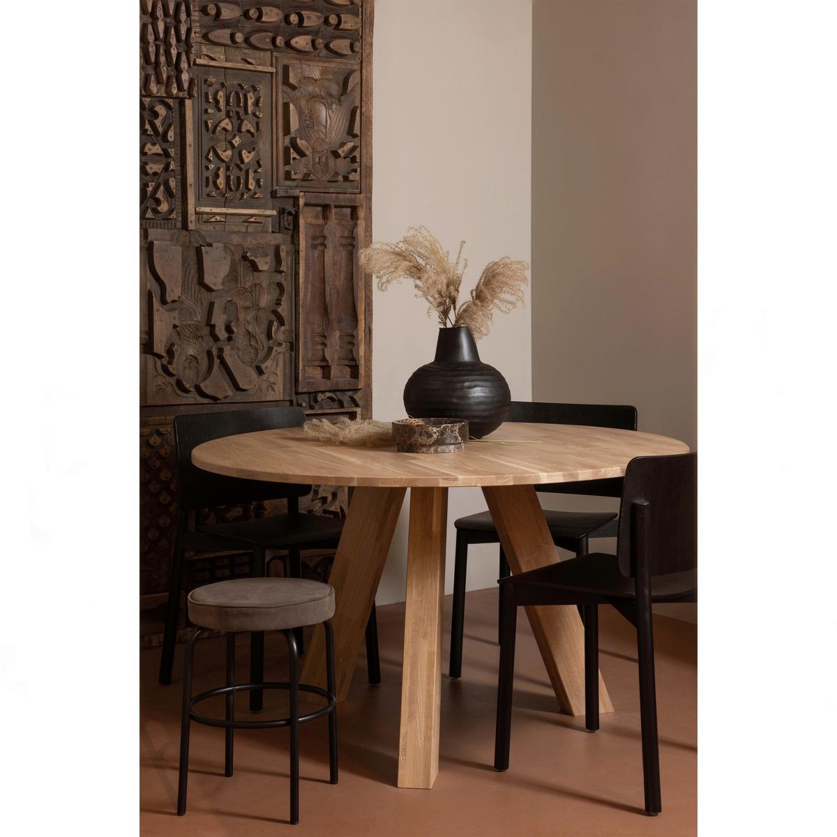 Esstisch Rhonda Eiche - Naturfarben, MODERN, Holz (129/129/77cm) - Livetastic