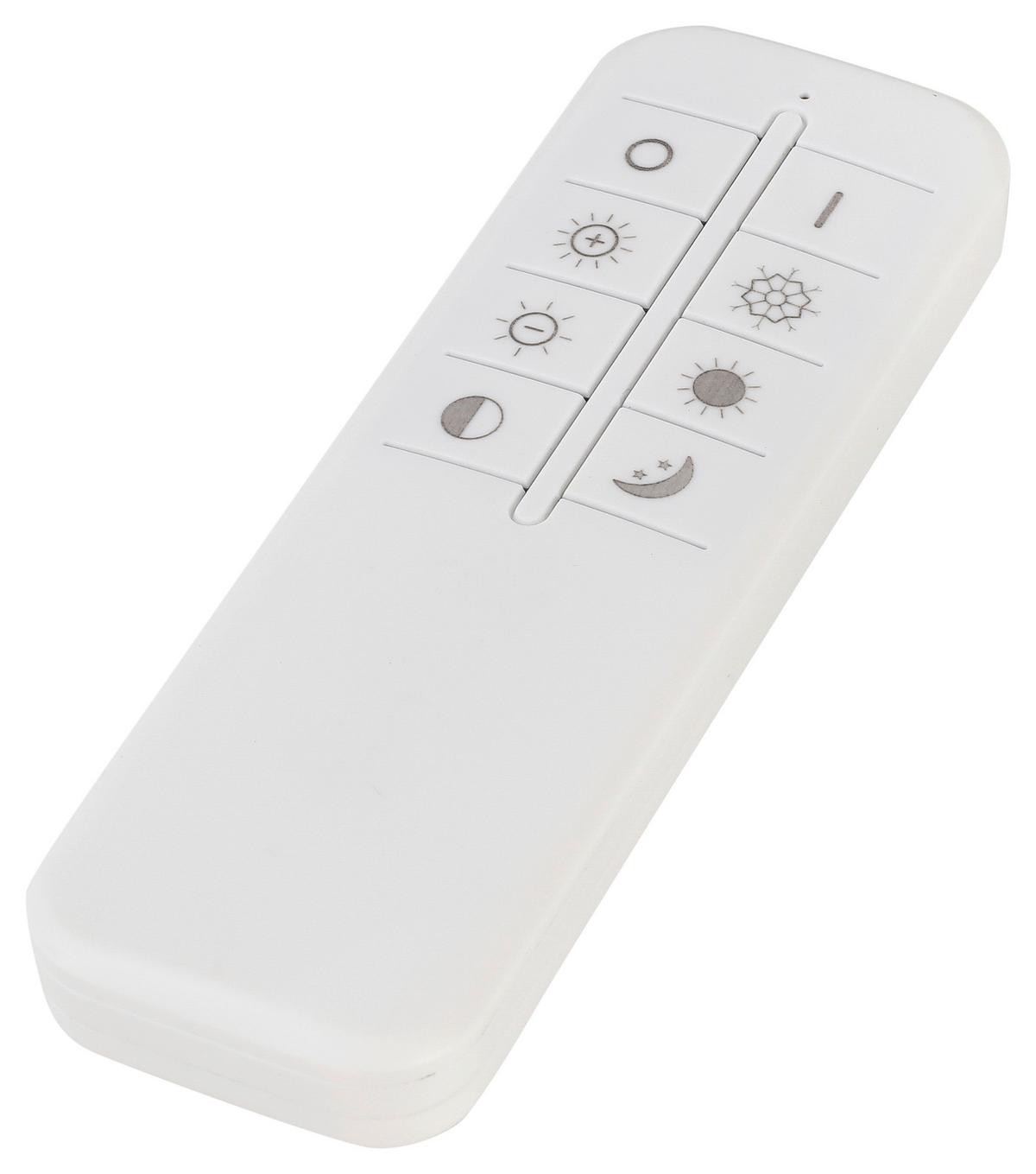 Led Plafonjera Sprimo - bela/zlatna, Moderno, metal/plastika (46/4,5cm) - Modern Living