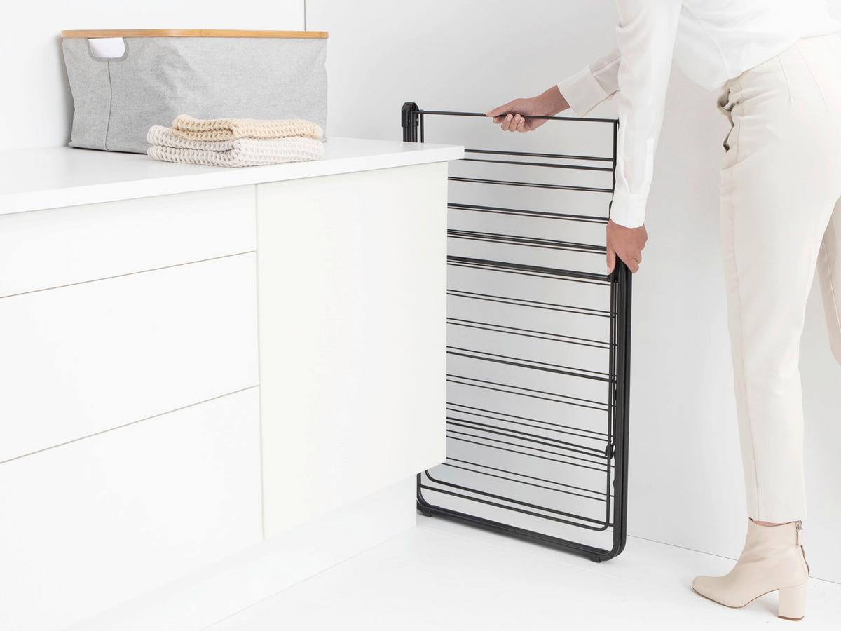 SUSZARKA STOJĄCA 403460 - czarny, Basics, metal (59.2/98.4/5cm) - Brabantia