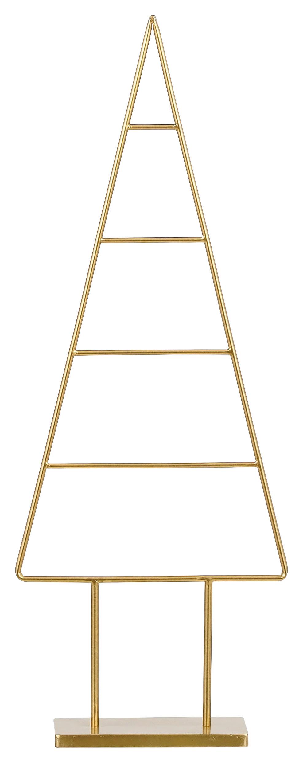 Dekobaum Goldie Goldfarben - Goldfarben, MODERN, Metall (34/90/12cm) - Modern Living