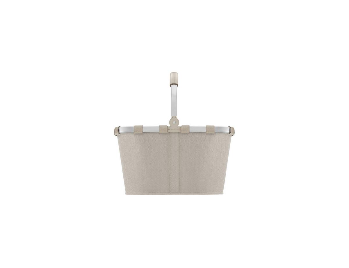 KOSZYK NA ZAKUPY BK6049 - beżowy, Basics, tworzywo sztuczne/tkanina (49/29/28cm) - Reisenthel
