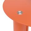 TABLE D'APPOINT LARGO -TREND- -BASED- - Orange, LIFESTYLE, verre/bois (35/47/35cm) - Based